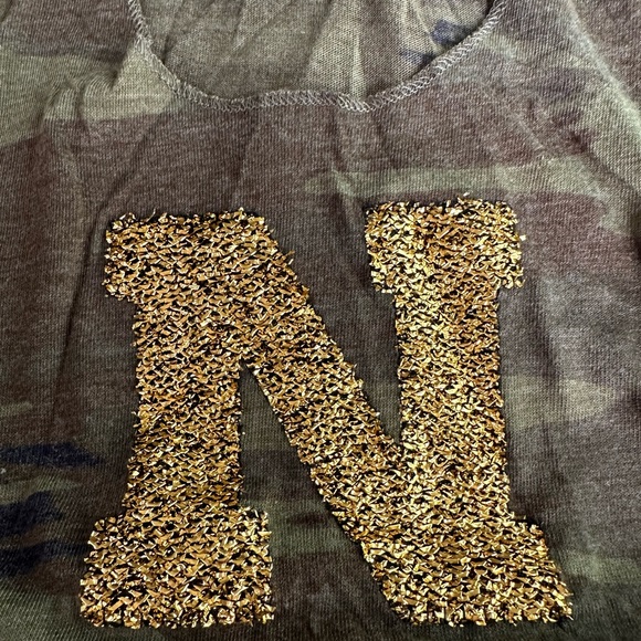 NWOT Nebraska Cornhuskers Huskers Camo Bedazzled Glitter Embellished Tank medium - Picture 11 of 16